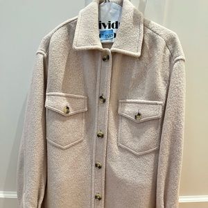 LIKE NEW - Pristine condition, Wilfred Free Ganna Jacket - in Heather Bone.